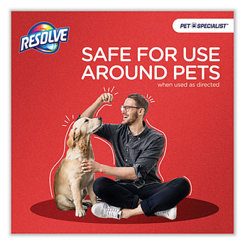 RESOLVE Pet Specialist Stain and Odor Remover, Citrus, 32 oz Trigger Spray Bottle, 12/Carton (99850CT)