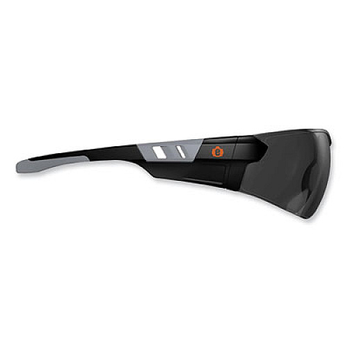 ergodyne Skullerz Saga Frameless Safety Glasses, Frameless, Smoke Single Lens (59130)