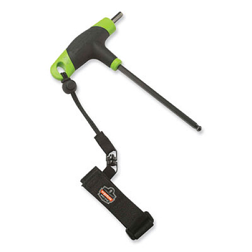 ergodyne Squids 3115 Adjustable-Wrist Tool Lanyard with Loop Tether, 5" to 7" Wrist, 2 lb Max Working Capacity, 7.5" Long (19042)