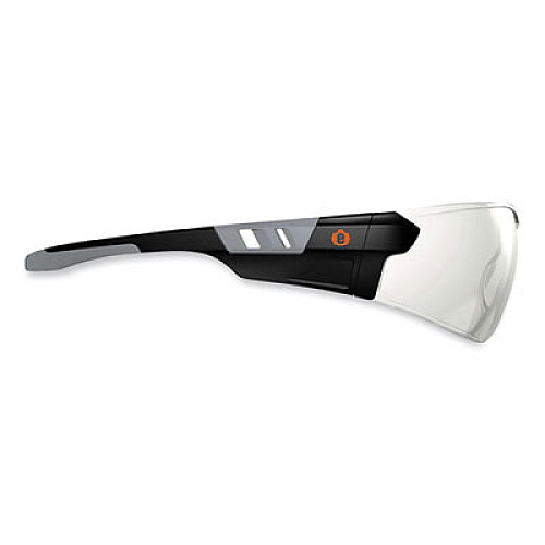 ergodyne Skullerz Saga Frameless Safety Glasses, Frameless, Clear Single I/O Lens (59180)