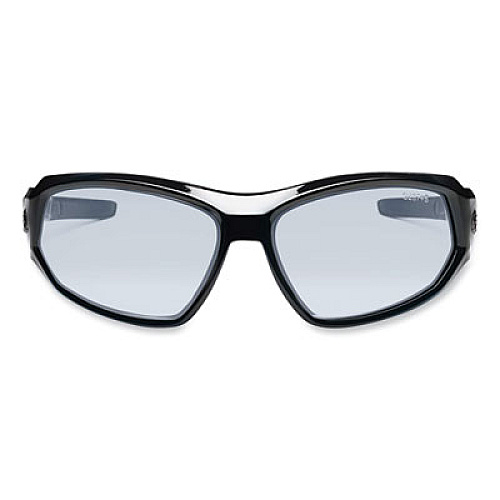 ergodyne Skullerz Loki Safety Glasses/Goggles, Black Full Frame, Clear Dual Anti-Fog I/O Lens (56083)