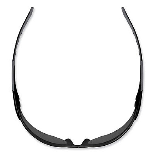 ergodyne Skullerz Saga Frameless Safety Glasses, Fog-Off Technology, Frameless, Smoke Single Lens (59133)