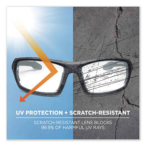 ergodyne Skullerz Odin Safety Glasses, Kryptek Typhon Full Frame, Clear Dual Lens (50500)