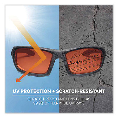 ergodyne Skullerz Odin Safety Glasses, Kryptek Highlander Full Frame, Copper Dual Lens (50320)