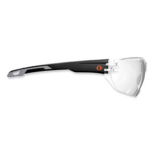 ergodyne Skullerz Vali Frameless Safety Glasses, Fog-Off Technology, Frameless, Clear Single Lens (59203)