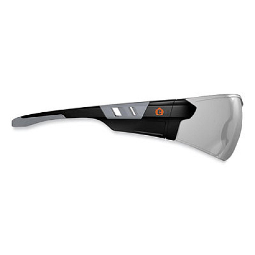 ergodyne Skullerz Saga Frameless Safety Glasses, Fog-Off Technology, Frameless, Clear Single I/O Lens (59183)