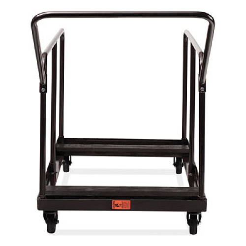 NPS Folding Table Dolly For Round and Rectangular Tables, 660 lb Capacity, 31.25 x 27.75 x 47.5, Brown (DYMU)