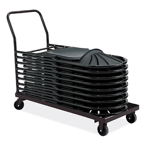 NPS Dolly for 1100 Series Chairs, 1,100 lb Capacity, 39 x 19 x 46.5, Brown (DY1100)