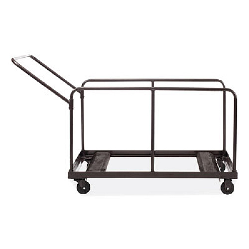 NPS Folding Table Dolly For Round and Rectangular Tables, 660 lb Capacity, 31.25 x 27.75 x 47.5, Brown (DYMU)