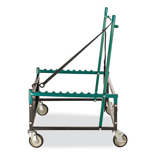 NPS Table Assist Dolly, 1,000 lb Capacity, 38 x 30 x 44.5, Black/Green (TAD)