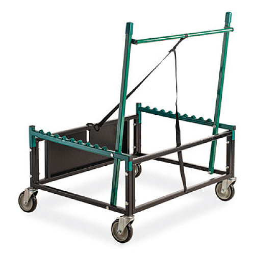 NPS Table Assist Dolly, 1,000 lb Capacity, 38 x 30 x 44.5, Black/Green (TAD)