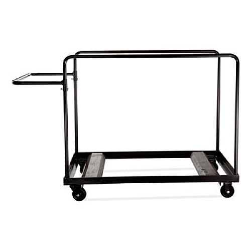 NPS Folding Table Dolly for Round Tables, 660 lb Capacity, 40.5 x 28 x 61.5, Brown (DY71R)