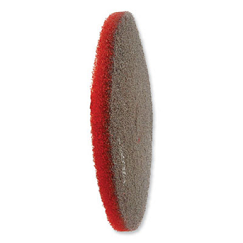 SC Johnson Professional EZ CARE Heavy Duty Scrub Pad, 17" Diameter, Red/Gray, 5/Carton (311183)