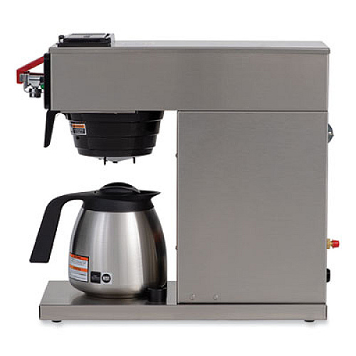 BUNN CWTF15-TC 12-Cup Automatic Thermal Coffee Brewer, Gray/Stainless Steel (129500360)