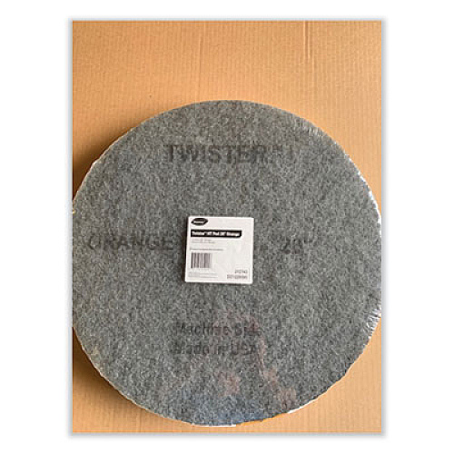 Diversey Twister Floor Pad, 20" Diameter, Orange, 2/Carton (DD1229595)