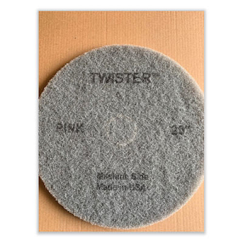 Diversey Twister Floor Pad, 20" Diameter, Pink, 2/Carton (DD1229604)