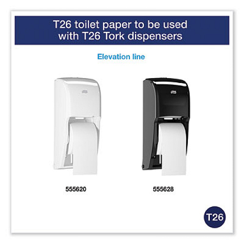 Tork Advanced High Capacity Bath Tissue, Septic Safe, 2-Ply, White, 1,000 Sheets/Roll, 36 Rolls/Carton (110292A)