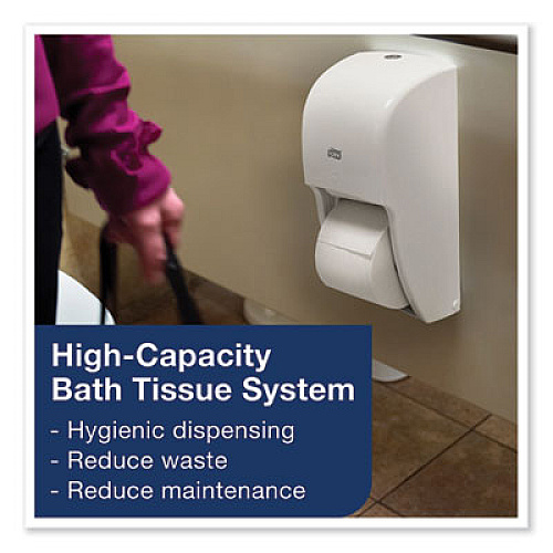 Tork Advanced High Capacity Bath Tissue, Septic Safe, 2-Ply, White, 1,000 Sheets/Roll, 36 Rolls/Carton (110292A)