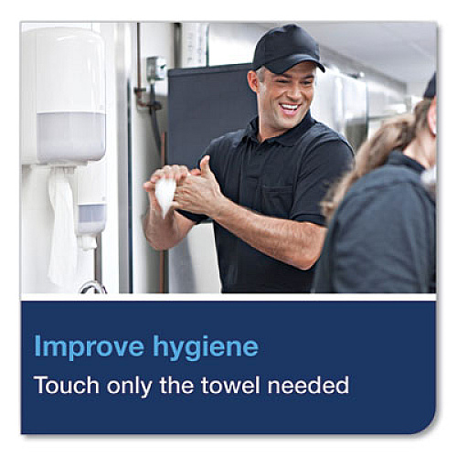 Tork Advanced Centerfeed Hand Towel, 1-Ply, 8.25 x 11.8, White, 1,000/Roll, 6/Carton (120133)