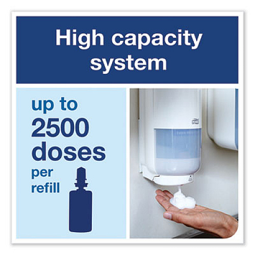 Tork Elevation Foam Skincare Auto Dispenser with Intuition Sensor, 1 L/33 oz, 4.45 x 5.12 x 10.94, White, 4/Carton (571600)