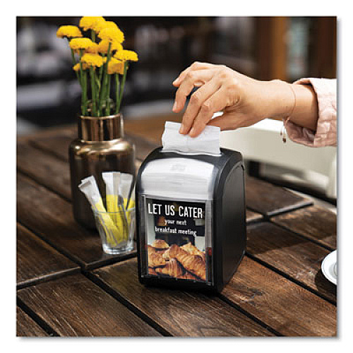 Tork Xpressnap Fit Interfold Dispenser Napkins, 2-Ply, 6.5 x 8.39, White, 120/Pack, 36 Packs/Carton (DX800)