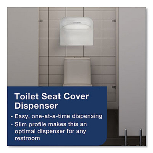 Tork Toilet Seat Cover, Half-Fold, 14.5 x 17, White, 250/Pack, 20 Packs/Carton (TC0020)
