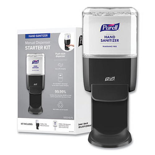 PURELL Advanced Hand Sanitizer Foam ES4 Starter Kit, 1,200 mL, Graphite (50531GFS)