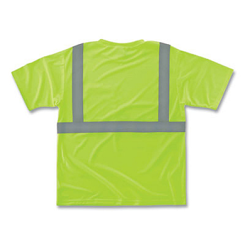 ergodyne GloWear 8289 Class 2 Hi-Vis T-Shirt, Polyester, Lime, X-Large (21505)
