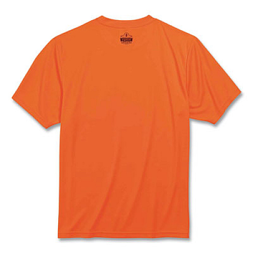 ergodyne GloWear 8089 Non-Certified Hi-Vis T-Shirt, Polyester, 5X-Large, Orange (21569)