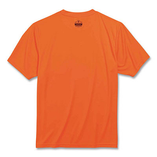 ergodyne GloWear 8089 Non-Certified Hi-Vis T-Shirt, Polyester, Small, Orange (21562)
