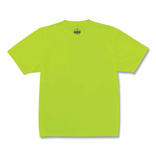 ergodyne GloWear 8089 Non-Certified Hi-Vis T-Shirt, Polyester, 3X-Large, Lime (21557)