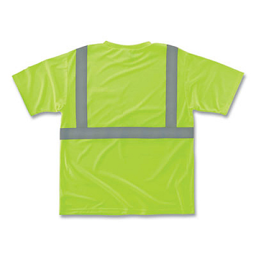 ergodyne GloWear 8289 Class 2 Hi-Vis T-Shirt, Polyester, Lime, Medium (21503)