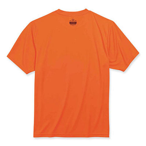 ergodyne GloWear 8089 Non-Certified Hi-Vis T-Shirt, Polyester, Medium, Orange (21563)