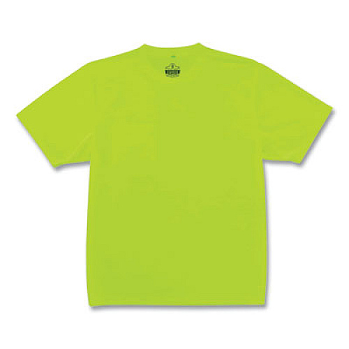 ergodyne GloWear 8089 Non-Certified Hi-Vis T-Shirt, Polyester, X-Large, Lime (21555)