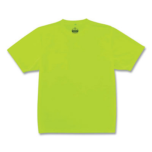ergodyne GloWear 8089 Non-Certified Hi-Vis T-Shirt, Polyester, 5X-Large, Lime (21559)