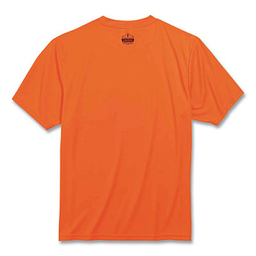 ergodyne GloWear 8089 Non-Certified Hi-Vis T-Shirt, Polyester, Large, Orange (21564)
