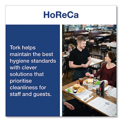 Tork Foodservice Cloth, 13 x 24, Blue, 150/Carton (192192)
