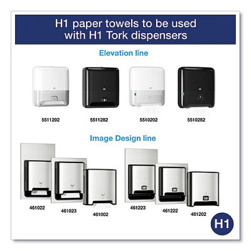 Tork Advanced Matic Hand Towel Roll, 1-Ply, 7.7" x 900 ft, White, 6 Rolls/Carton (290095)