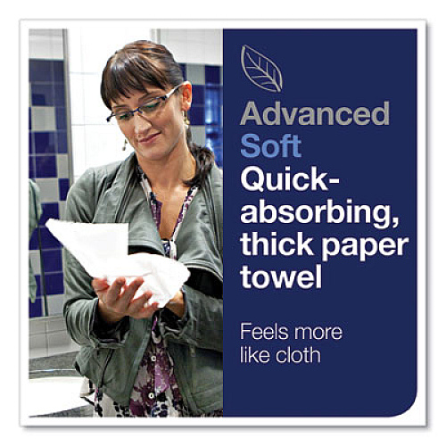 Tork Advanced Matic Hand Towel Roll, 1-Ply, 7.7" x 900 ft, White, 6 Rolls/Carton (290095)