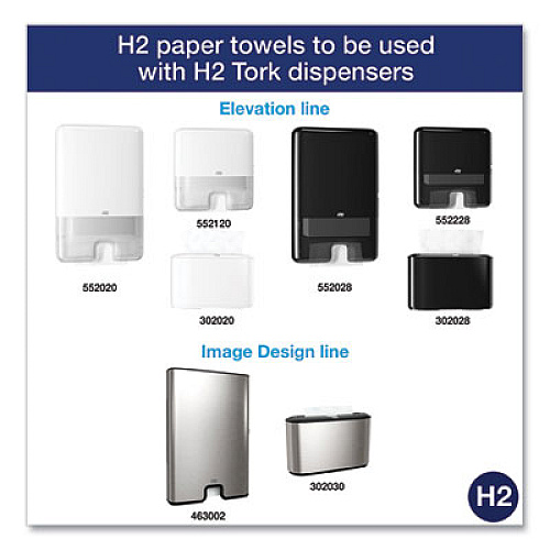 Tork Premium Multifold Towel, 1-Ply, 9 x 9.5, White, 250/Pack, 12 Packs/Carton (420580)