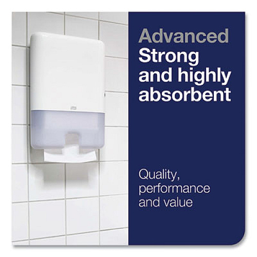 Tork Premium Multifold Towel, 1-Ply, 9 x 9.5, White, 250/Pack, 12 Packs/Carton (420580)