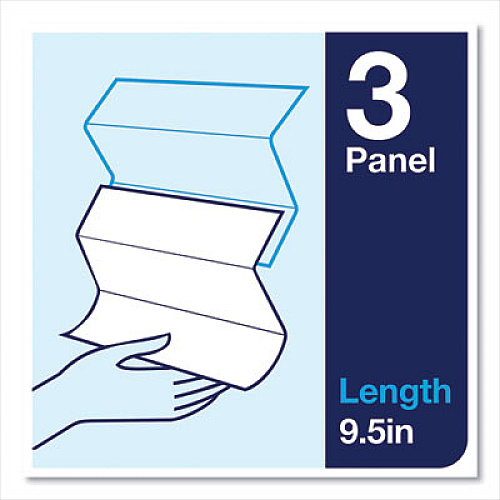 Tork Advanced Multifold Hand Towel, 1-Ply, 9 x 9.5, White, 250/Pack, 16 Packs/Carton (424824)