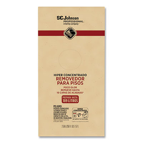 SC Johnson Professional Hyper Concentrate Floor Stripper, Low Odor, 2 gal Bag-in-Box (680076)