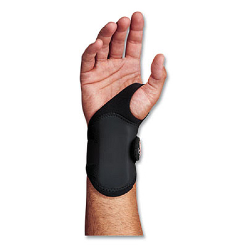ergodyne ProFlex 4020 Lightweight Wrist Support, Medium, Fits Right Hand, Black (70204)
