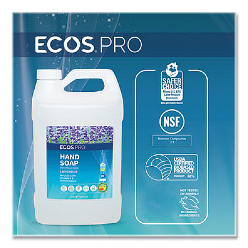 ECOS PRO Liquid Hand Soap, Lavender Scent, 1 gal (PL966504)