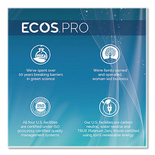 ECOS PRO Parsley Plus All-Purpose Kitchen and Bathroom Cleaner, Herbal Scent, 1 gal Bottle (PL974604)