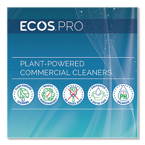 ECOS PRO Parsley Plus All-Purpose Kitchen and Bathroom Cleaner, Herbal Scent, 1 gal Bottle (PL974604)
