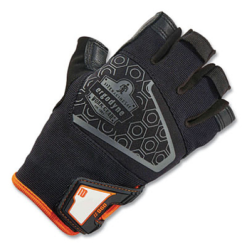 ergodyne ProFlex 860 Heavy Lifting Utility Gloves, EN388: 2101X, 10.5" Long, Large, Black, Pair (17284)