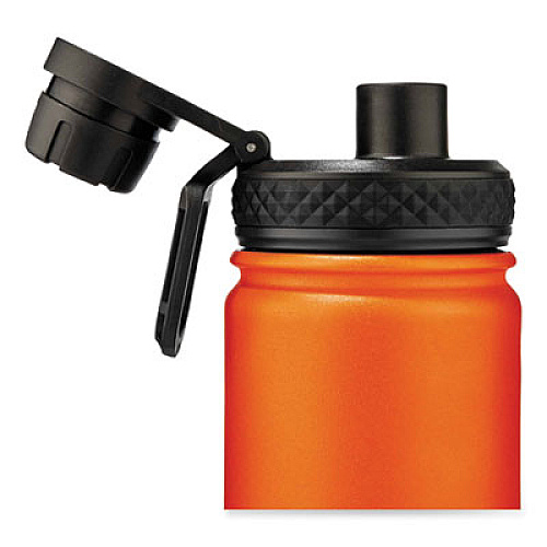 ergodyne Chill-Its 5152 Insulated Stainless Steel Water Bottle, 25 oz, Metal, Orange (13166)