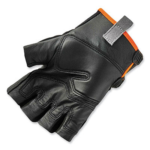 ergodyne ProFlex 860 Heavy Lifting Utility Gloves, EN388: 2101X, 10" Long, Small, Black, Pair (17282)